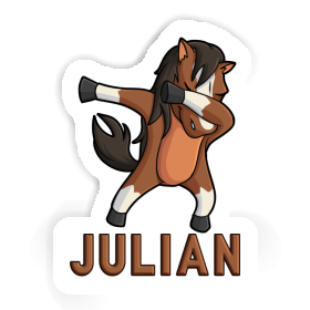 Julian Sticker Dabbing Horse Image