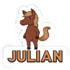 Horse Sticker Julian Image
