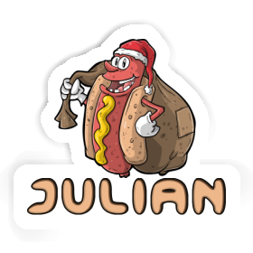 Sticker Hot Dog Julian Image