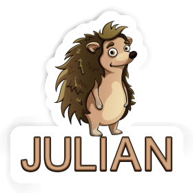 Standing Hedgehog Sticker Julian Image