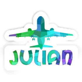 Julian Sticker Jumbo-Jet Image