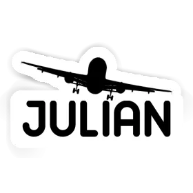 Sticker Airplane Julian Image