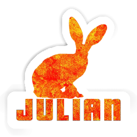 Rabbit Sticker Julian Image