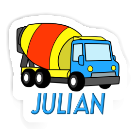 Sticker Julian Mixer Truck Image