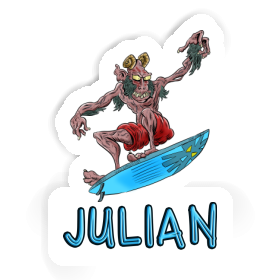Sticker Julian Surfer Image