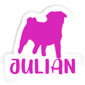 Sticker Pug Julian Image