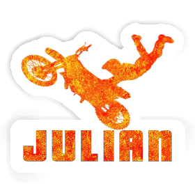 Motocross Rider Sticker Julian Image