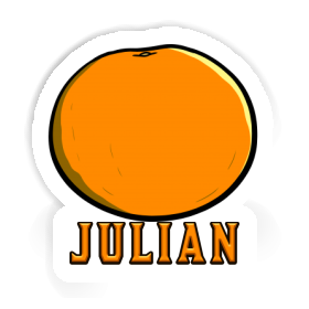 Julian Sticker Orange Image