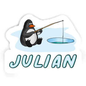 Julian Sticker Fishing Penguin Image