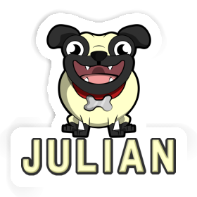 Sticker Pug Julian Image