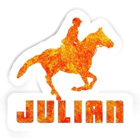 Sticker Julian Horse Rider Image