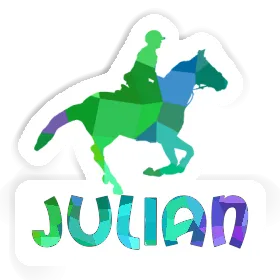 Sticker Horse Rider Julian Image