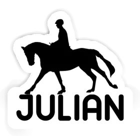 Sticker Julian Horse Rider Image