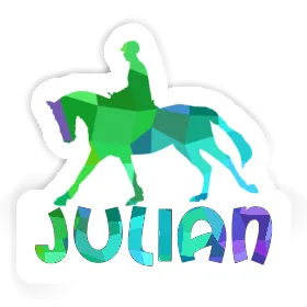 Sticker Julian Horse Rider Image