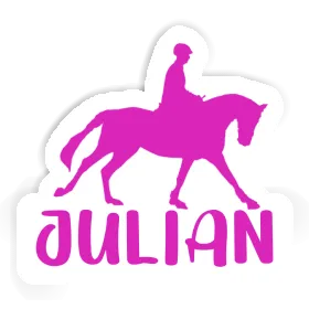 Sticker Julian Horse Rider Image