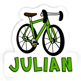 Racing Bicycle Sticker Julian Image