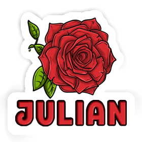 Sticker Julian Rose blossom Image