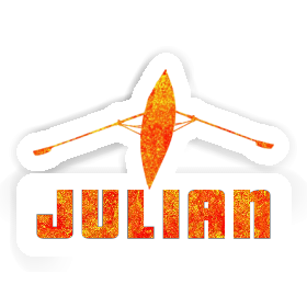 Julian Sticker Rowboat Image