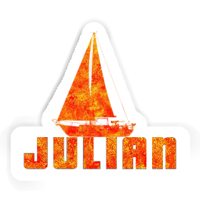 Aufkleber Segelboot Julian Image