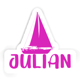 Julian Sticker Segelboot Image