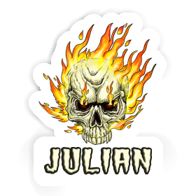 Julian Sticker Skull Image