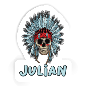 Sticker Julian Skull Image