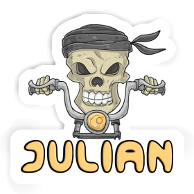 Sticker Motorbike Rider Julian Image