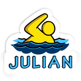 Julian Sticker Swimmer Image