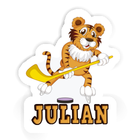 Sticker Julian Ice-Hockey Player Image