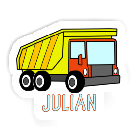 Sticker Julian Dump Truck Image