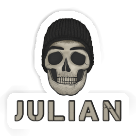 Julian Sticker Skull Image
