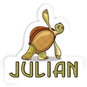 Yoga Turtle Sticker Julian Image