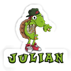 Sticker Julian Hip Hop Turtle Image
