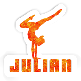 Yoga Woman Sticker Julian Image