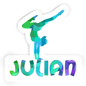 Yoga Woman Sticker Julian Image