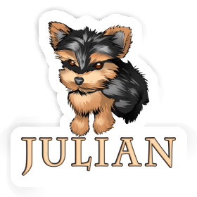 Julian Sticker Yorkshire Terrier Image