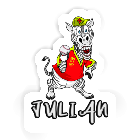 Zebra Sticker Julian Image