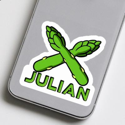 Sticker Asparagus Julian Notebook Sticker Asparagus Julian Gift package Image