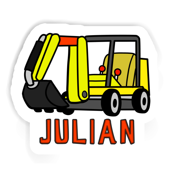 Sticker Julian Mini-Excavator Notebook Sticker Julian Mini-Excavator Gift package Image