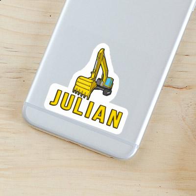 Excavator Sticker Julian Excavator Sticker Julian Image