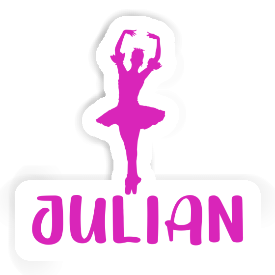 Sticker Julian Ballerina Notebook Sticker Julian Ballerina Notebook Image