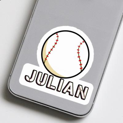 Julian Aufkleber Baseball Julian Aufkleber Baseball Image