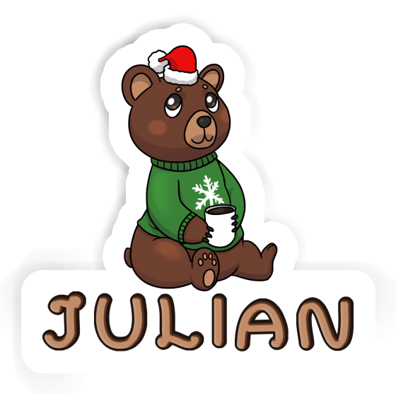 Sticker Christmas Bear Julian Laptop Sticker Christmas Bear Julian Laptop Image