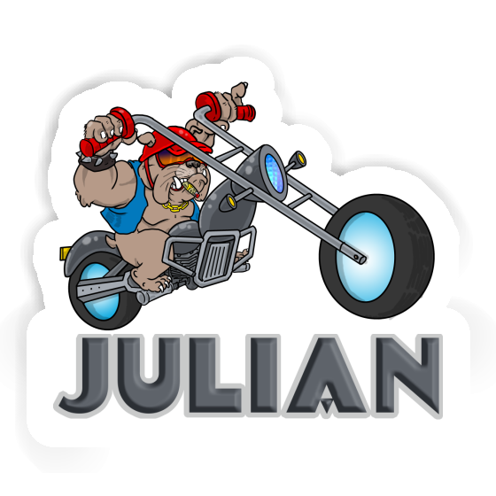 Sticker Julian Motorbike Rider Notebook Sticker Julian Motorbike Rider Gift package Image