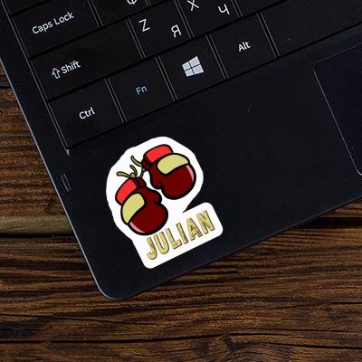 Boxing Glove Sticker Julian Laptop Boxing Glove Sticker Julian Laptop Image