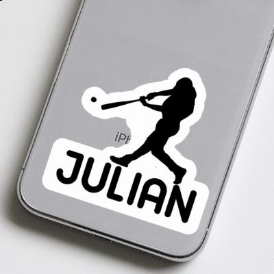 Autocollant Joueur de baseball Julian Autocollant Joueur de baseball Julian Image