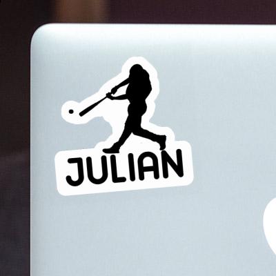 Autocollant Joueur de baseball Julian Laptop Autocollant Joueur de baseball Julian Laptop Image