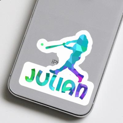 Baseball Player Sticker Julian Baseball Player Sticker Julian Image
