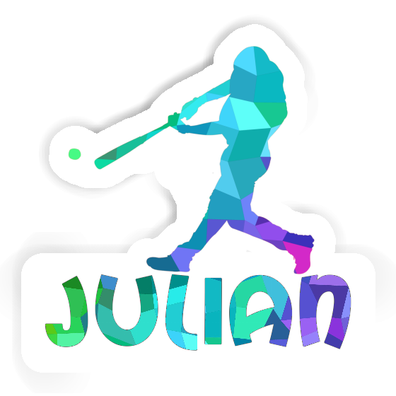 Baseball Player Sticker Julian Notebook Baseball Player Sticker Julian Notebook Image