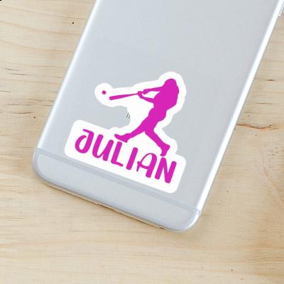 Sticker Julian Baseball Player Sticker Julian Baseball Player Image